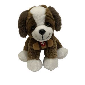 Cotfer Geneve 10" Saint Bernard Rescue Dog Plush Sitting Swiss Stuffed Animal